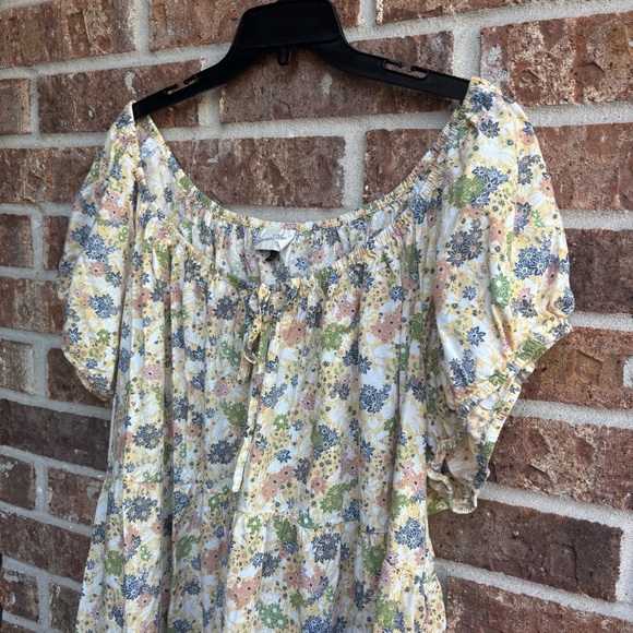 Universal Thread Multicolor Floral   Cottage core mini Dress - Picture 3 of 7